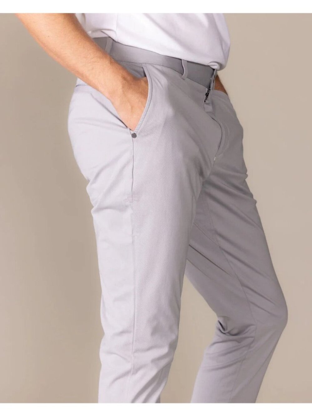 Ashworth Classic Stretch Tech Golf Performance Pants Men's 42x29 Gray NWT $128 - Picture 7 of 9